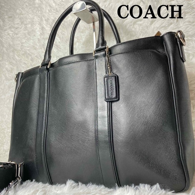 COACH - 美品✨コーチ メトロポリタン ビジネスバッグ 2way レザー 大