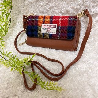 ハリスツイード(Harris Tweed)のハリスツイード  クロッシー 長財布 ショルダー お財布バッグ(ショルダーバッグ)