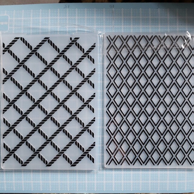エンボスフォルダーセット ハンドメイドの素材/材料(型紙/パターン)の商品写真