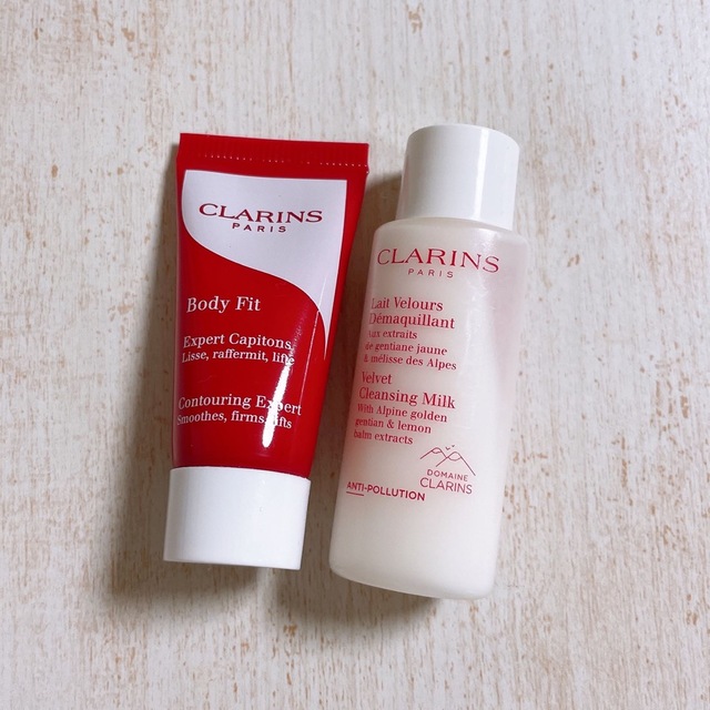 CLARINS(クラランス)のクラランス　ボディ用美容液　クレンジング　サンプル コスメ/美容のキット/セット(サンプル/トライアルキット)の商品写真