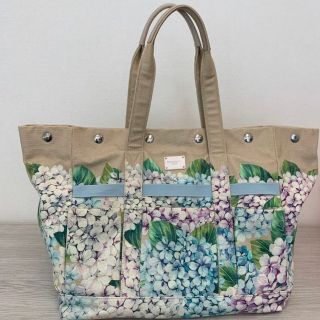 ドルチェアンドガッバーナ(DOLCE&GABBANA)のドルチェ&ガッパーナ　アジサイ柄　トートバッグ　花柄(トートバッグ)