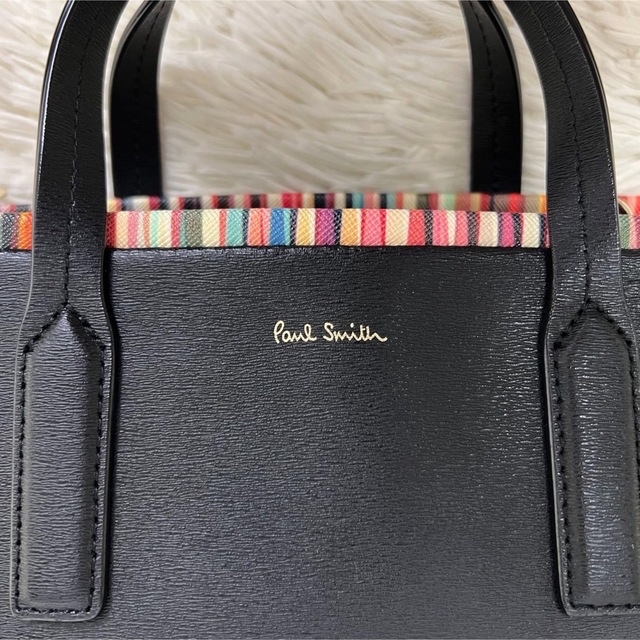 Paul Smith - 極美品♡マルチストライプ♡ポールスミス レザー 2way ショルダーバッグの通販 by HARIBO★プロフご確認