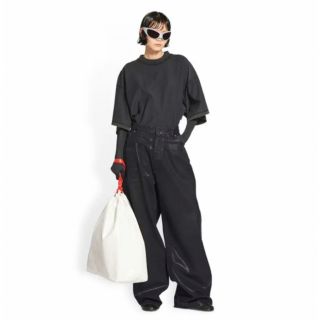 バレンシアガ(Balenciaga)のBALENCIAGA LARGE BAGGY JEANS コーティング デニム(デニム/ジーンズ)