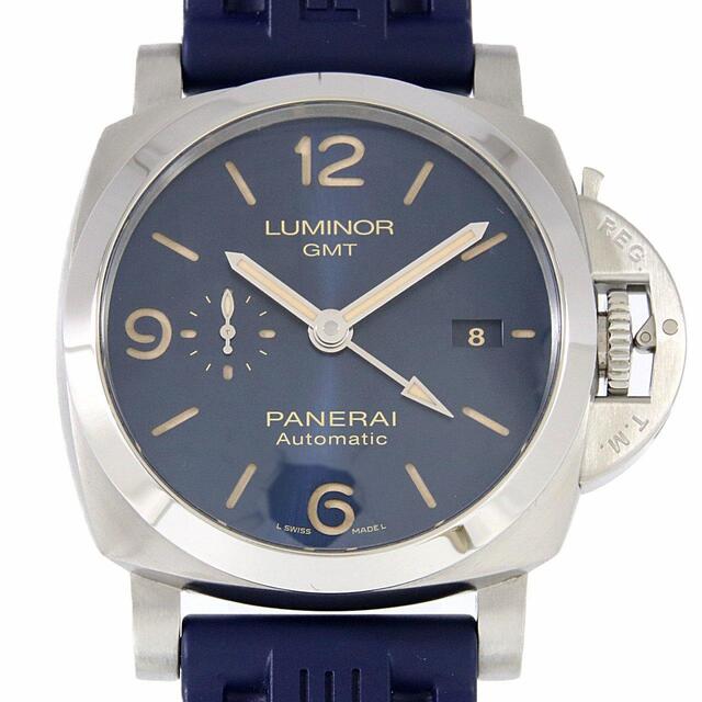 腕時計(アナログ)パネライ ルミノールGMT PAM01033 SS 自動巻