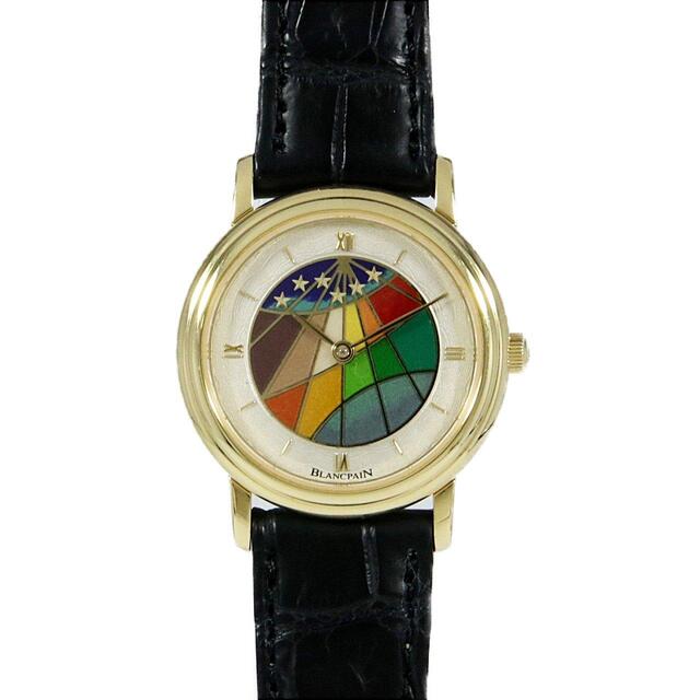 新年の贈り物 BLANCPAIN - 手巻 YG YG クロワゾネ ブランパン 腕時計