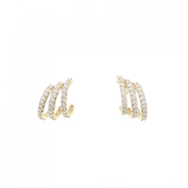 K18YG ダイヤモンド ピアス 0.70CT 正規通販 etalons.com.mx