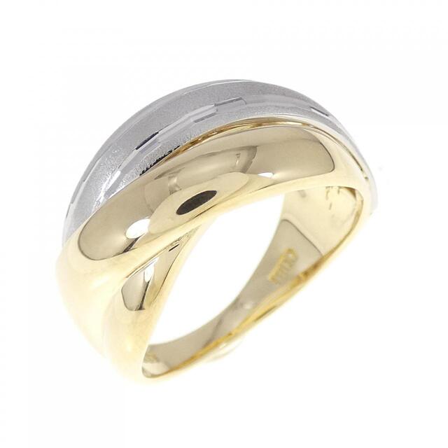 K18YG/PT ダイヤモンド リング 0.06CT | hartwellspremium.com