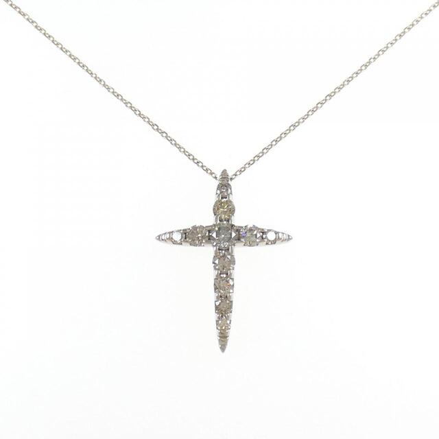 カシケイ クロス ダイヤモンド ネックレス 1.10CT