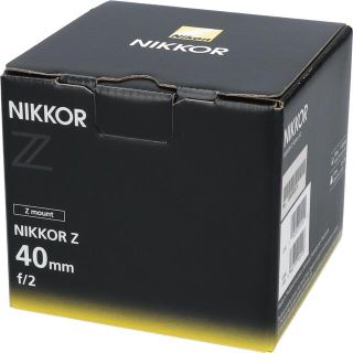 コニカミノルタ(KONICA MINOLTA)の【未使用品】ＮＩＫＯＮ　Ｚ４０ｍｍ　Ｆ２(レンズ(ズーム))