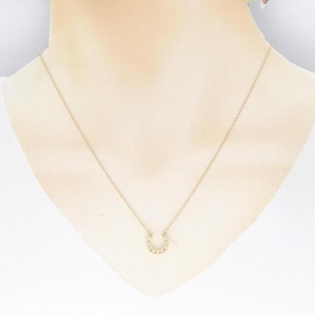 スタージュエリー ホースシュー ダイヤモンド ネックレス 0.07CT