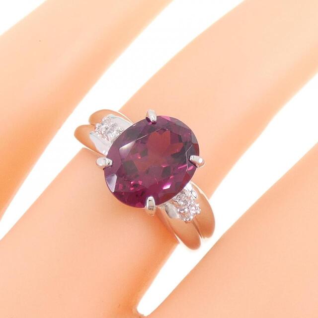 PT ガーネット リング 3.30CT 3