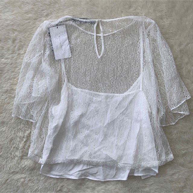 ZARA(ザラ)のzara tops sizm レディースのトップス(カットソー(半袖/袖なし))の商品写真