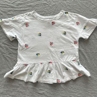 ギャップキッズ(GAP Kids)の140 GAP 刺繍花柄　カットソー　半袖(Tシャツ/カットソー)