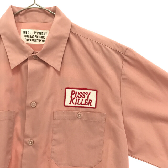 WACKO MARIA ワコマリア 17AW WORK SHIRT PUSSY KILLER バック刺繍長袖