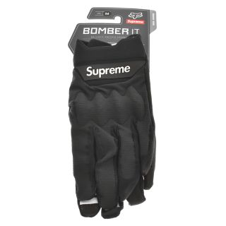 シュプリーム(Supreme)のSUPREME シュプリーム ×Fox Racing 18SS Bomber LT Gloves フォックスレーシング ボンバーライトグローブ 手袋 ブラック(その他)