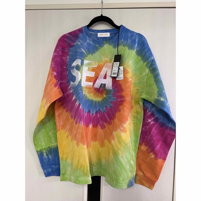 SNKRDUNK新品 WIND AND SEA L/S Tee ウィンダンシー ロンT タイダイ