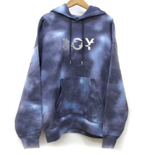 BOY LONDON パーカー ブルー マルチ B214NB505103　E10 M メンズ【未使用】【買取品】(パーカー)