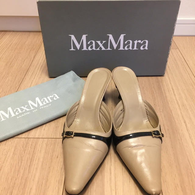 Max Mara(マックスマーラ)の美品マックスマーラパンプス37 1/2 レディースの靴/シューズ(ハイヒール/パンプス)の商品写真