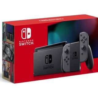 ニンテンドースイッチ(Nintendo Switch)のニンテンドーSwitch 本体　グレー(家庭用ゲーム機本体)