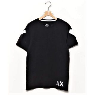 アルマーニエクスチェンジ(ARMANI EXCHANGE)の☆アルマーニ エクスチェンジ プリント ビッグ ロゴ Tシャツ/メンズ/XS/黒(Tシャツ/カットソー(半袖/袖なし))