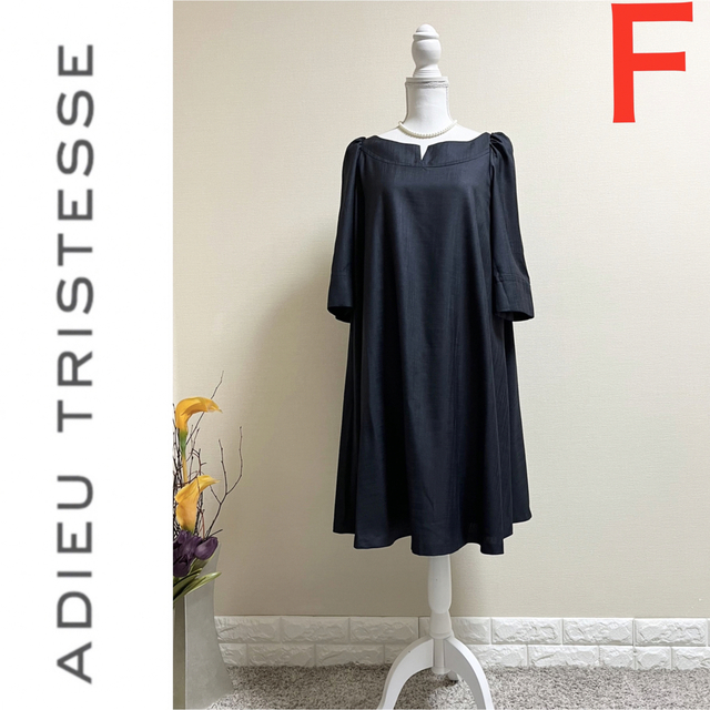 ADIEU TRISTESSE アデュートリステス ADIEU TRISTESSE ワンピース 38 F 濃紺の通販 by Re:ma_dress| アデュートリステスならラクマ アデュートリステス ADIEU TRISTESSE ワンピース 38 F 濃紺
