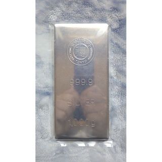 送料無料♪　ゆうパックセキュリティ発送　徳力本店　銀　インゴット　１kg　純銀(金属工芸)