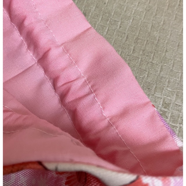 新品　未使用　ハンドメイド　プリンセス　ピンク　巾着　給食袋　25×20 女の子 ハンドメイドのキッズ/ベビー(外出用品)の商品写真