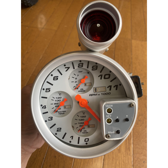 Ａｕｔｏｇａｕｇｅ 油圧・水温・油温計付き５インチタコメーター ...