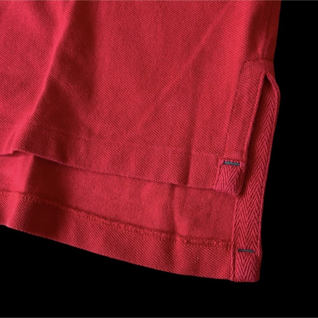 ポロラルフローレン  ビッグポニー 刺繍 ポロシャツ  赤　L 5