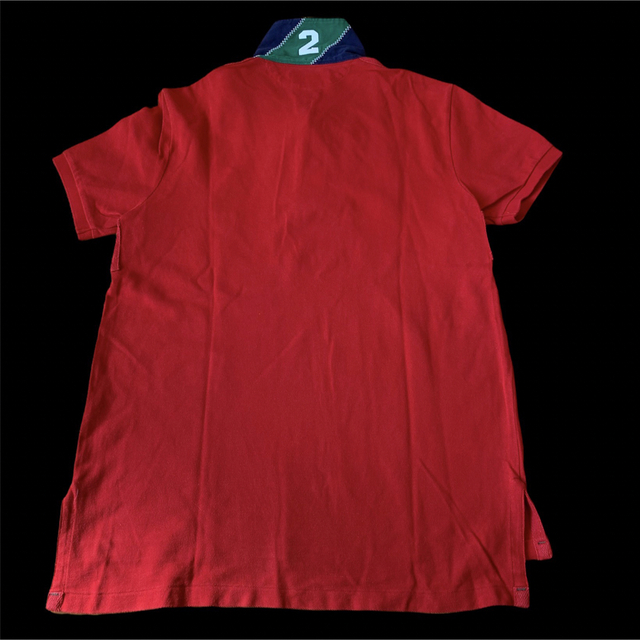ポロラルフローレン  ビッグポニー 刺繍 ポロシャツ  赤　L 6
