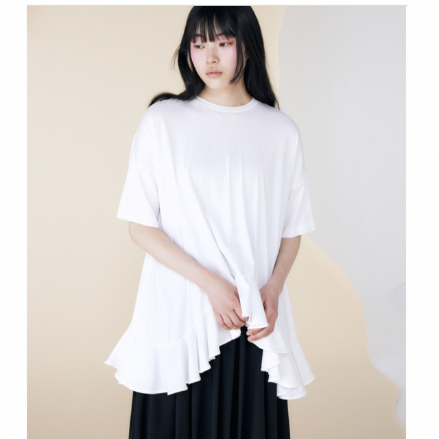 ENFOLD - 新品!ENFOLD☆即完売 2023SS ランダムフレアTシャツの通販