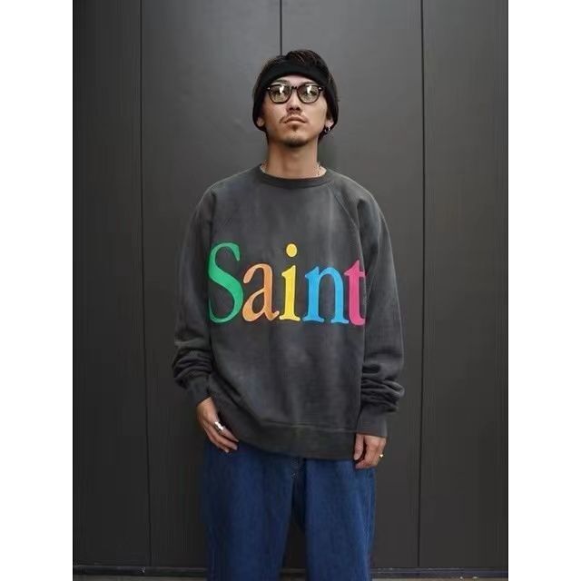 SAINT MICHAEL Colorful Saint Sweatshirt 卸し売り購入 15300円 www ...