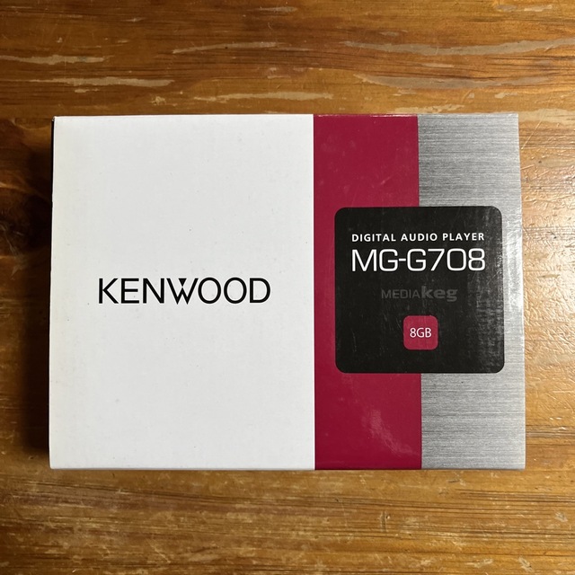 KENWOOD(ケンウッド)のKENWOOD Media Keg MG-G708-S スマホ/家電/カメラのオーディオ機器(ポータブルプレーヤー)の商品写真