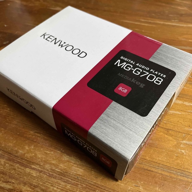 KENWOOD(ケンウッド)のKENWOOD Media Keg MG-G708-S スマホ/家電/カメラのオーディオ機器(ポータブルプレーヤー)の商品写真