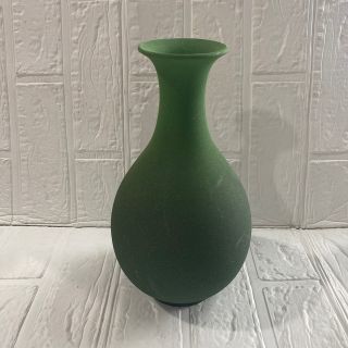 花瓶 花器 花入 一輪挿し 飾り物 置物 オブジェ グリーン(花瓶)