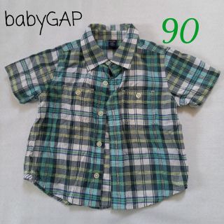 ベビーギャップ(babyGAP)のシャツ  ブラウス 90 半袖 ベビーギャップ(ブラウス)