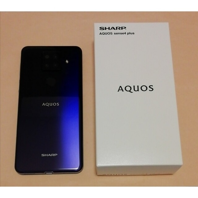 SIMフリー AQUOS sense4 plus SH-M16  パープル