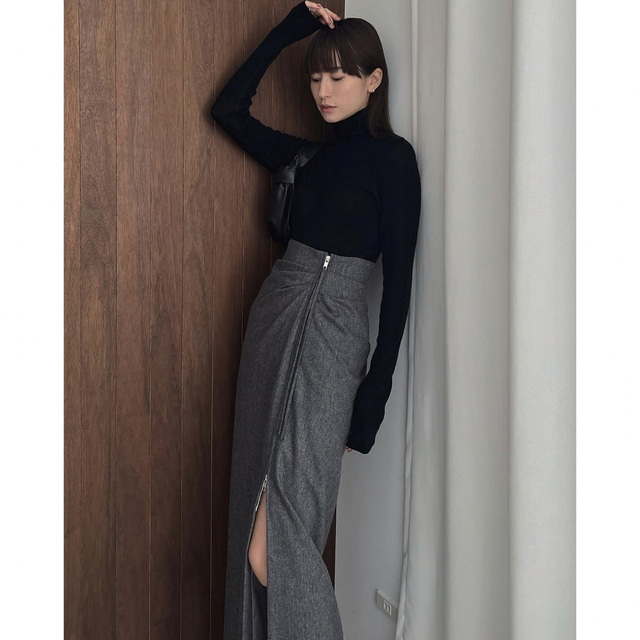 クラネ 22AW HIGH WAIST DRAPE SKIRT スカート 1