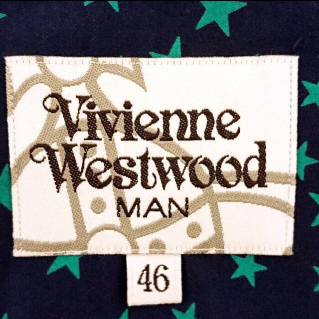 Vivienne Westwood(ヴィヴィアンウエストウッド)の【美品】ヴィヴィアンウエストウッドマン 刺繍 ロゴ スター 星 柄 長袖 シャツ メンズのトップス(シャツ)の商品写真