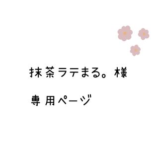 抹茶ラテまる。様　専用ページ(その他)