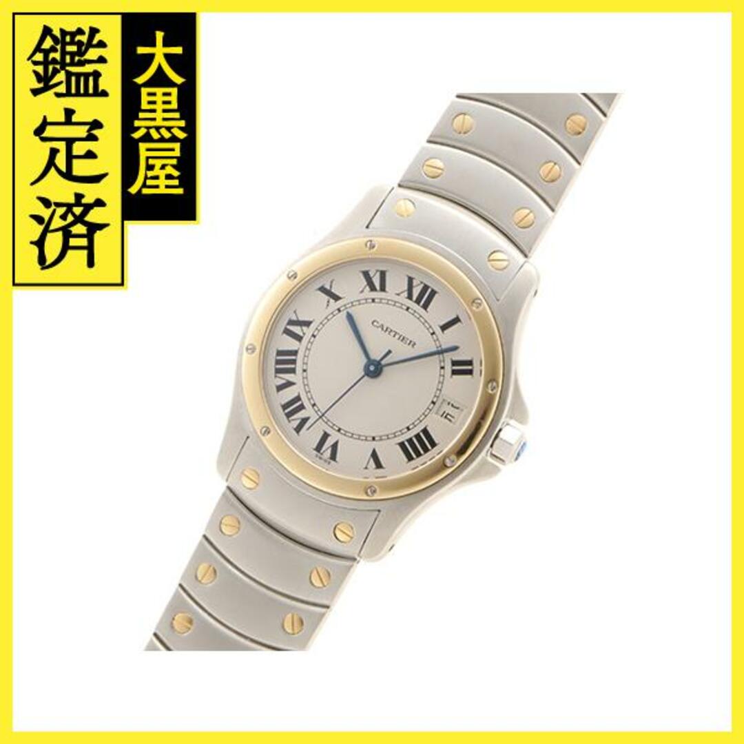 カルティエ CARTIER W20036R3 サントスクーガ LM YGコンビ 自動巻き メンズ 内箱・保証書付き_762510