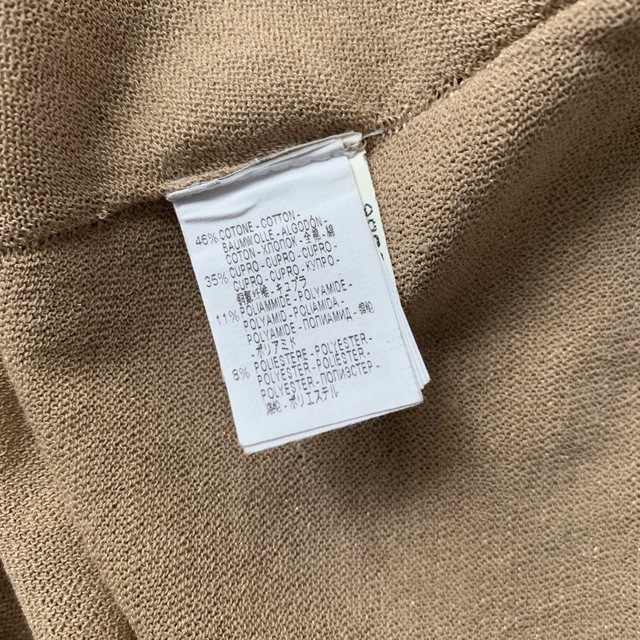 BRUNELLO CUCINELLI(ブルネロクチネリ)のご専用　ブルネロクチネリ　ノースリーブ　チュニック　ゴールド　M レディースのトップス(ニット/セーター)の商品写真