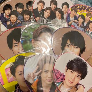 アラシ(嵐)の嵐　ミニうちわ　９本まとめ売り(アイドルグッズ)