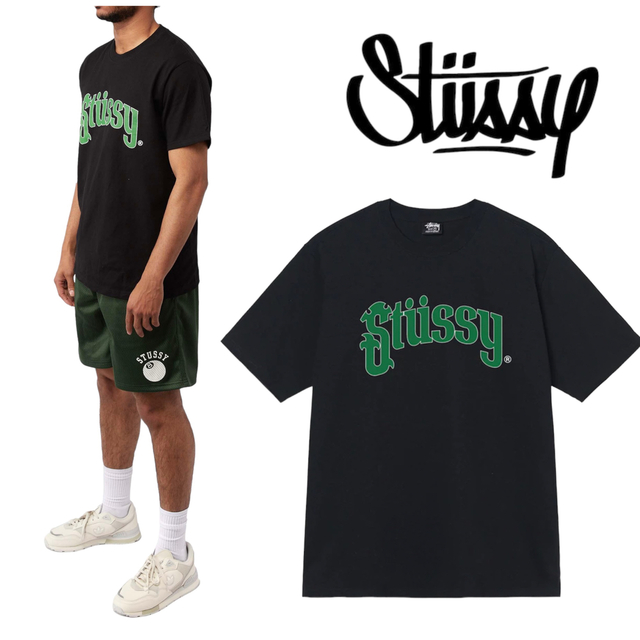 Stussy Soda Tee - Black M 注目ショップ 7316円 www.gold-and-wood.com