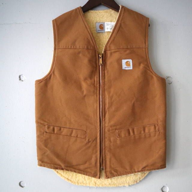 ベスト美品 80s 90s Carhartt ダックベスト キャメル カーハート