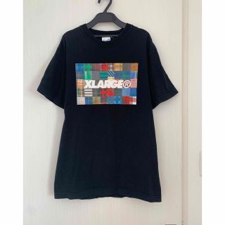 エクストララージ(XLARGE)のX-LARGE ロゴプリント 黒TEE(Tシャツ/カットソー(半袖/袖なし))