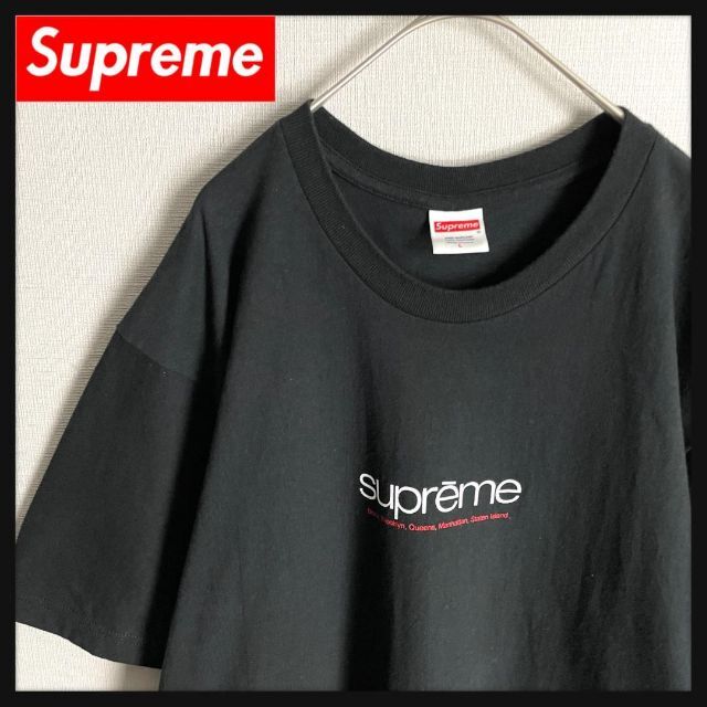 定番の人気シリーズPOINT(ポイント)入荷 supreme シュプリーム Tシャツ L センターロゴ クラシックロゴ