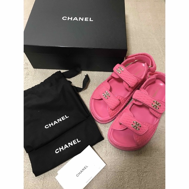 シャネル CHANEL ココマークサンダル　36