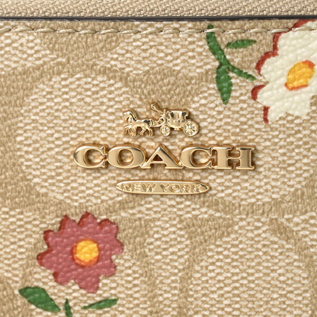 COACH(コーチ)の新品 コーチ COACH 長財布 ロング ジップ アラウンド ウォレット ライトカーキマルチ レディースのファッション小物(財布)の商品写真