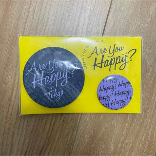 アラシ(嵐)のAre you happy? 会場限定　缶バッジ　グッズ　松本潤(アイドルグッズ)